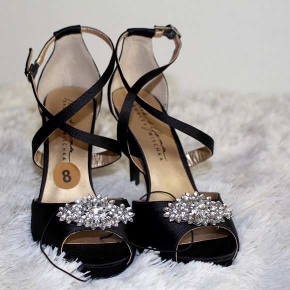 BADGLEY MISCHKA STRAPPY HEELS - Picture 1 of 4